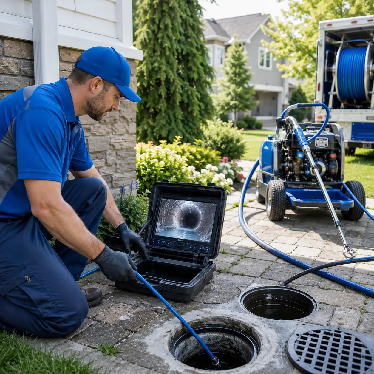 Outdoor drain cleaning professionals serving Tougaloo, MS